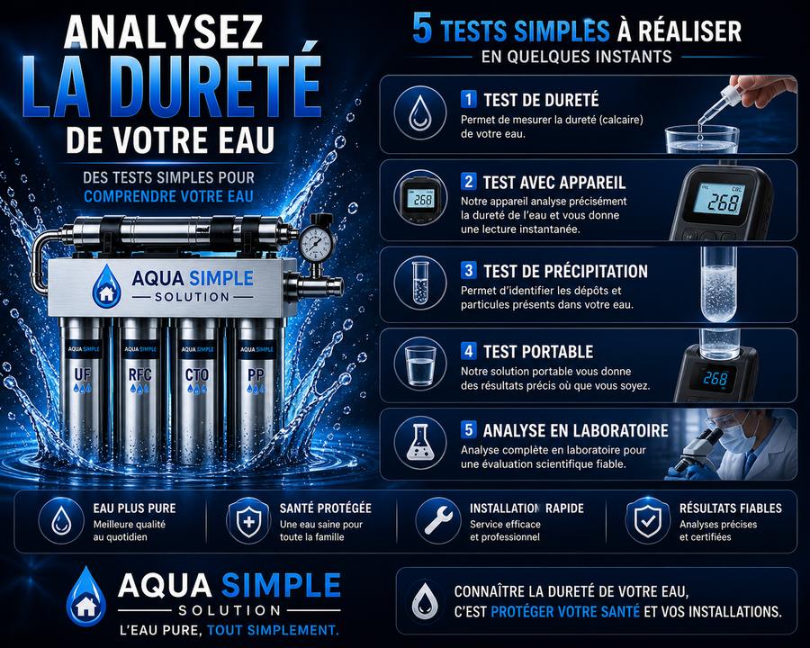 Analysez la dureté - 5 tests simples à réaliser en quelques instants