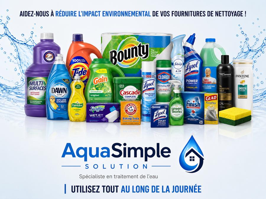 Réduire l'impact environnemental des fournitures de nettoyage